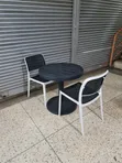 Plastic Dining Table and Chairs Set - 1