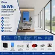 Deye 5kWh Solar System with 3kW Hybrid Inverter - 2