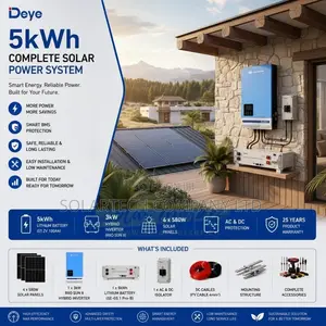 5kWh Lithium Solar Energy System with 6000 Cycle Battery