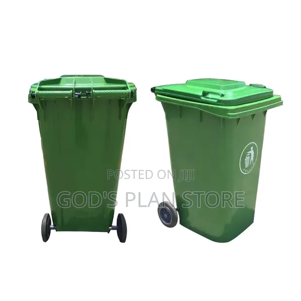 240 Litre Wheeled Plastic Garbage Bins - 1