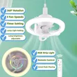 Ceiling Fan with Light - Remote Control, 360 Rotation, RGB Mode - 4