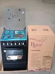 Roch 50x50cm Cooker: 3 Gas + 1 Electric Plate, Electric Oven - Black - 1