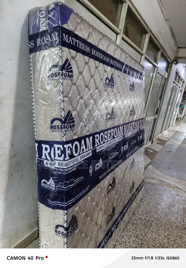 Rosefoam Super Density Mattress 6x6x8 Inches - 1