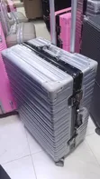 Medium Silver Suitcase - 2