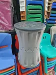 18-inch Plastic Drum Stool - 1