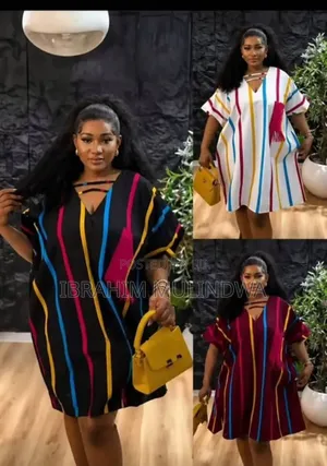 A&D Women's Classic Wrap Dress - Multi Colour