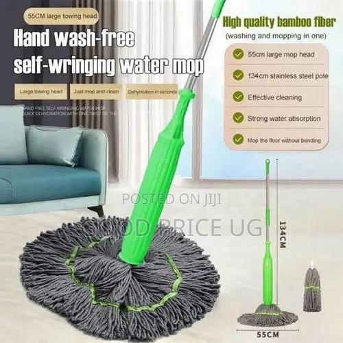 2-in-1 Hand Free Self-Wringing Twist Mop - 1