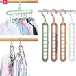 Multifunctional Space-Saving Clothes Hangers (9 Slots) - 2