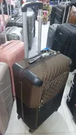 Vintage Brown Travel Suitcase (Medium) - 2