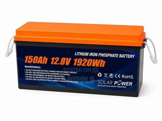 12V 150Ah LiFePO4 Lithium Battery 1.92kWh Solar Backup - 1