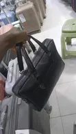Black Jeep Buluo Leather Laptop Briefcase - 1