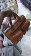 Jeep Brown Leather Briefcase - 2