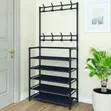 5-Tier Multi-Purpose Shoe & Coat Rack - 1