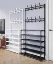 5-Tier Multi-Purpose Shoe & Coat Rack - 2