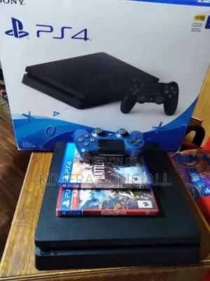 PS4 Slim Console with 12 Games & 2 Controllers
