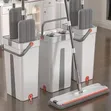 Hands-Free Flat Mop and Bucket System - 1