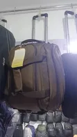 Brown Wheeled Duffel Bag - 1
