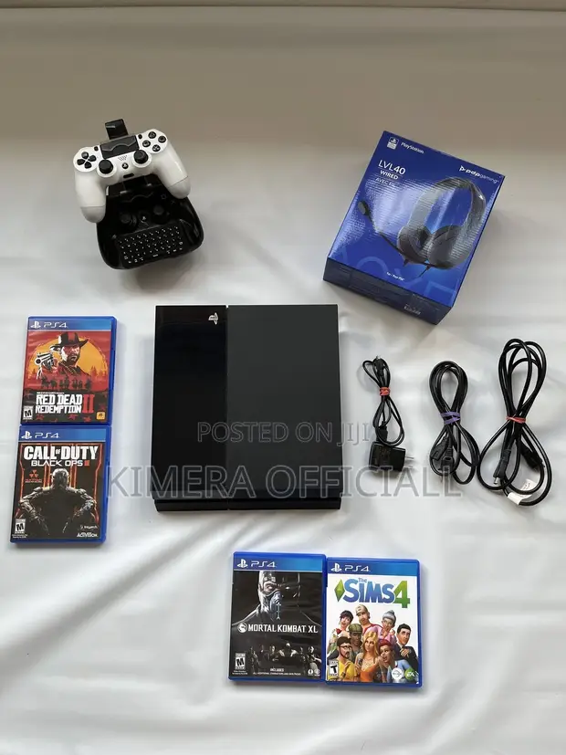 PS4 Standard Console with 12 Games and 2 Controllers - 1