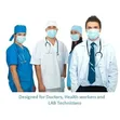 Disposable Medical Face Masks with Medical Filter (100 Pcs) - 2