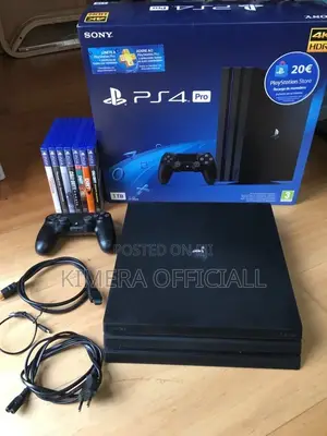 PS4 Pro with 12 Games and 2 Controllers