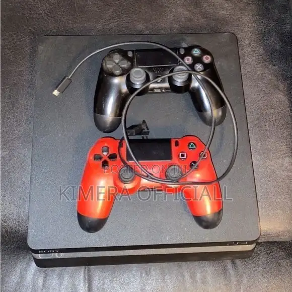 PS4 Slim Console with 12 Games & 2 Controllers - 1