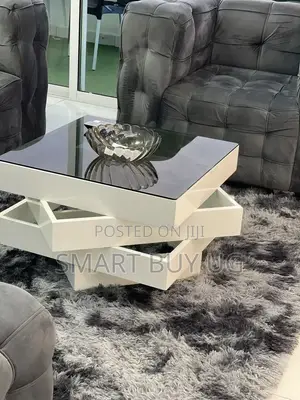 Modern Glass Top Center Table