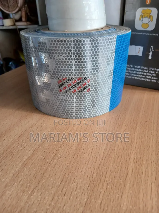 Roll of Silver Micro-Prismatic Reflective Tape - 1