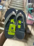 Flip Flops - Navy Blue Base with Grey & Beige Straps - 2