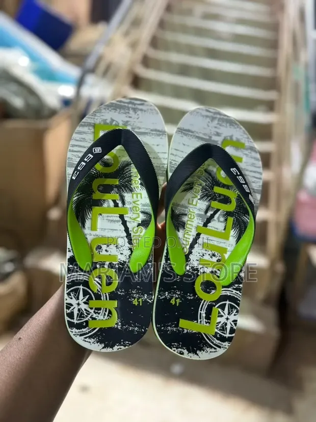 Striped Flip-Flops - Bold Brand - 1