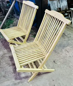 Foldable Teak Wood Chair for Camping, Garden & Balcony
