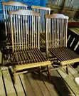 Foldable Teak Wood Chair for Camping, Garden & Balcony - 2