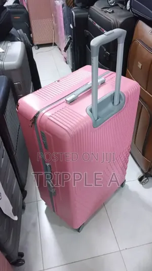 Large Pink Travel Suitcase