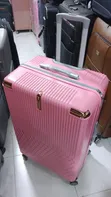 Large Pink Travel Suitcase - 2