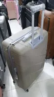 Large Rubber Plastic Suitcase - 1