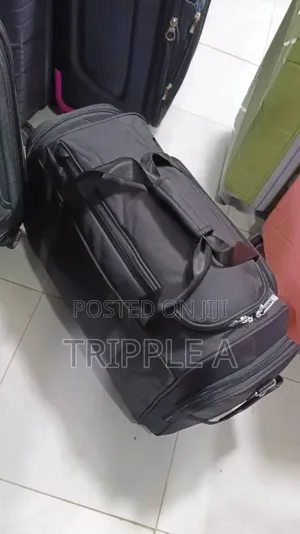 Large Black Travel Duffle Bag
