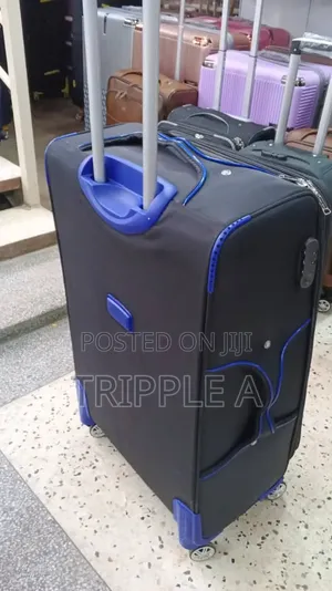 Prince Blue Black Large Suitcase