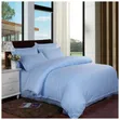 Plain Bedcovers Set - Blue - 2