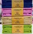 American Plain Fitted Bedsheet Set (6 Pcs) - 3
