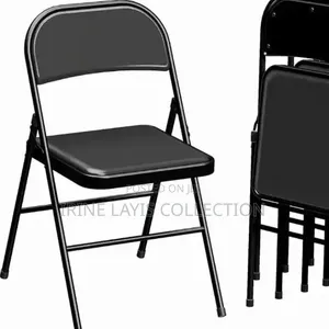 Folding Chair with Padded Vinyl Seat