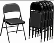 Folding Chair with Padded Vinyl Seat - 2