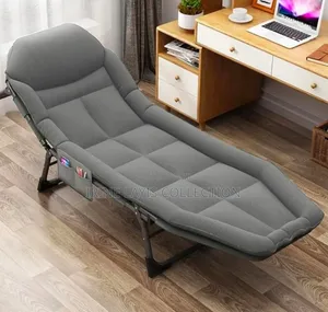 Portable Folding Bed with Padded Mattress & Pillow