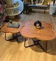 2-in-1 Nesting Clover Coffee Table Set - 2