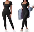 4F Women's Jumpsuit - Multi-Colour, Cotton, Wide-Leg - 2