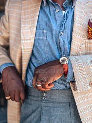 Luxury Bespoke Checked Blazer Suit - Wedding/Smart Casual
