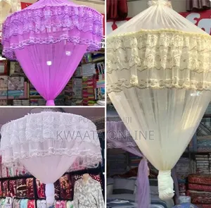 Luxurious Round Mosquito Net Canopy - Standard Size