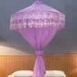 Luxurious Round Mosquito Net Canopy - Standard Size - 3