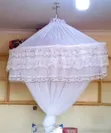 Luxurious Round Mosquito Net Canopy - Standard Size - 5