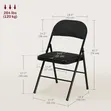 Foldable Chairs with Cushion - 3