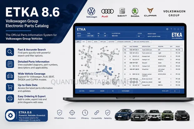 ETKA 8.6 Volkswagen Group Electronic Parts Catalog - 1