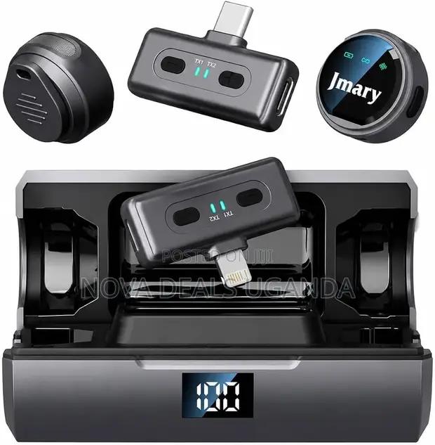 Jmary MW-19 2.4GHz Wireless Microphone 2-in-1 - 1